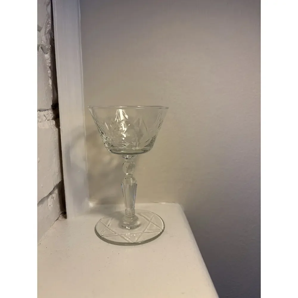 Libbey Rock Sharpe #3006-7 Champagne Sherbet(s) Vintage